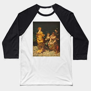 The Interrupted Conversation by Adolphe Monticelli Baseball T-Shirt